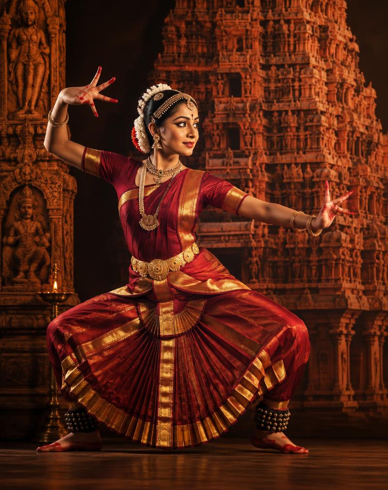 Bharatanatyam dancer