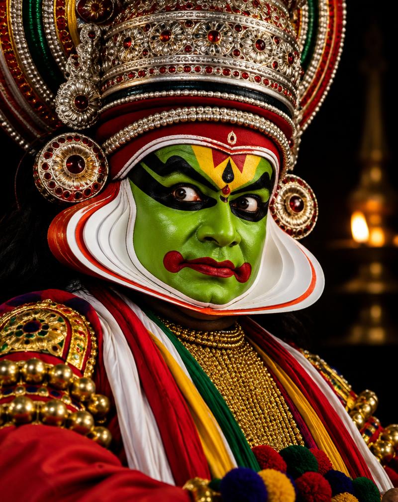 Kathakali dancer